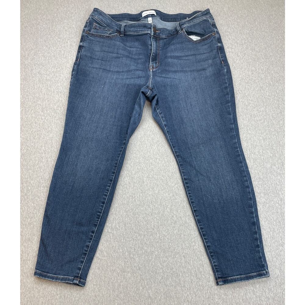 Lane Bryant Jeans Womens 20 Blue Flex Magic Waistband Signature Fit Skinny Leg‎